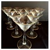 Set of 12 Martini Glasses