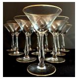 Set of 12 Martini Glasses