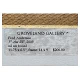 Beautiful Oil on Board by Fred Anderson