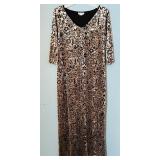 Tessuto Medium Dress with Velvet Pattern Accents