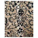 Tessuto Medium Dress with Velvet Pattern Accents