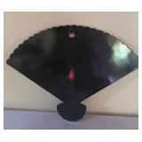 Decorative Wall Fan with Dragon and Phoenix Design