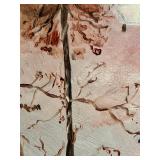 Framed Original Winter Landscape Painting on Board