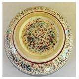 Set of 3 Artisan Glazed Pottery Pieces: Pitcher, Bowl, and Cup