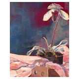 Framed Flower Still Life Painting by Mary Abigail Klein