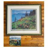 Christopher Gore Signed Limited Edition Print Summer Roses with Art Book