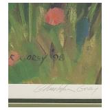 Christopher Gore Signed Limited Edition Print Summer Roses with Art Book