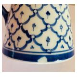 Pretty Blue and White Ceramic Pitchers