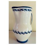 Pretty Blue and White Ceramic Pitchers