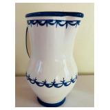 Pretty Blue and White Ceramic Pitchers
