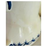 Pretty Blue and White Ceramic Pitchers