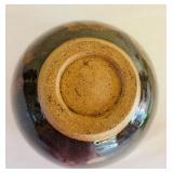 Handmade Studio Pottery Bowl Brown Glaze