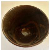 Handmade Studio Pottery Bowl Brown Glaze