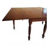 Classic Vintage Drop-Leaf Wooden Dining Table