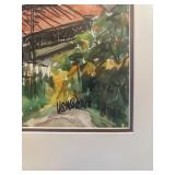 Framed Original Watercolor Artwork