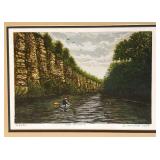 Framed Limited Edition Print "The Bluffs" by Homstad