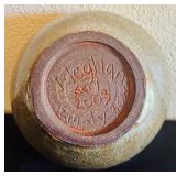 Megan Keil 2003 Signed Stoneware Pottery Bowl