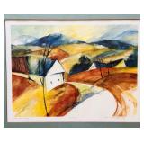 Framed Vintage Art Print Sommer Mittag by Kearo Scleoller 1996