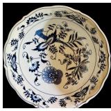 Vintage Blue Danube Japan Bowl and 4 Willow Pattern Mugs Set