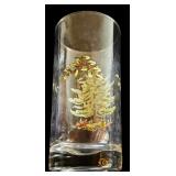 Set of 10 Spode Christmas Glasses Tall and Short Holiday Tumblers