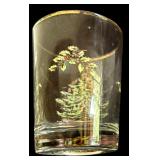 Set of 10 Spode Christmas Glasses Tall and Short Holiday Tumblers