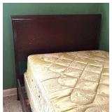 Pair of Vintage Twin Beds with Wood Headboards and Footboards