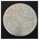 Set of 3 Vintage Embossed Metal Trivets