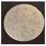 Set of 3 Vintage Embossed Metal Trivets