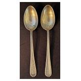 Vintage Sterling Silver Seafood Fork and 3 Spoons Assortment