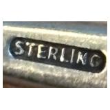 Vintage Sterling Silver Seafood Fork and 3 Spoons Assortment