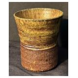 Set of 3 Handcrafted Pottery Cups Assorted Glazes