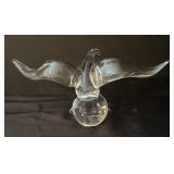 Signed Anderson Crystal Bird Sculpture