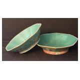 Pair of Vintage Asian Style Decorative Bowls