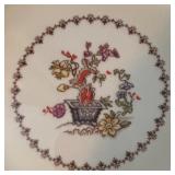 Set of 7 Royal Doulton England Floral Patterned Plates