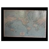 Vintage Rand McNally Cosmopolitan World Map