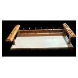 Pair of Wooden Fly Tying Benches