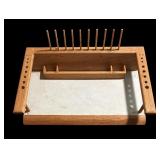 Pair of Wooden Fly Tying Benches