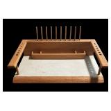 Pair of Wooden Fly Tying Benches