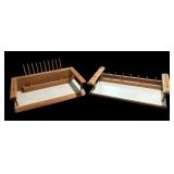 Pair of Wooden Fly Tying Benches