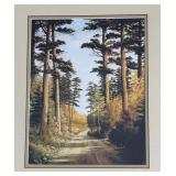 Framed Forest Landscape Print