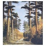 Framed Forest Landscape Print