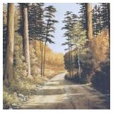 Framed Forest Landscape Print