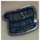 Enesco Petite Floral Ceramic Pitcher with Gold Handle