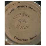 Set of 3 Signed Handmade Pottery Bowls