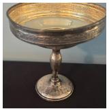 Vintage Sterling Silver Weighted Compote Dish