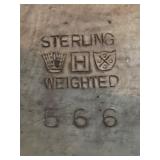 Vintage Sterling Silver Weighted Compote Dish