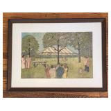 Wedding Party Print by Carl Bonnell