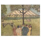 Wedding Party Print by Carl Bonnell