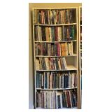 Collection of Fly Fishing and Trout Fishing Books with Bookshelf