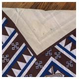 Handmade Geometric Patchwork Quilt